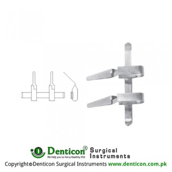 Biemer-Muller Approximator Angled - Narrow Stainless Steel, 17 mm Jaw Opening - Jaw Length 5 mm - 9 mm